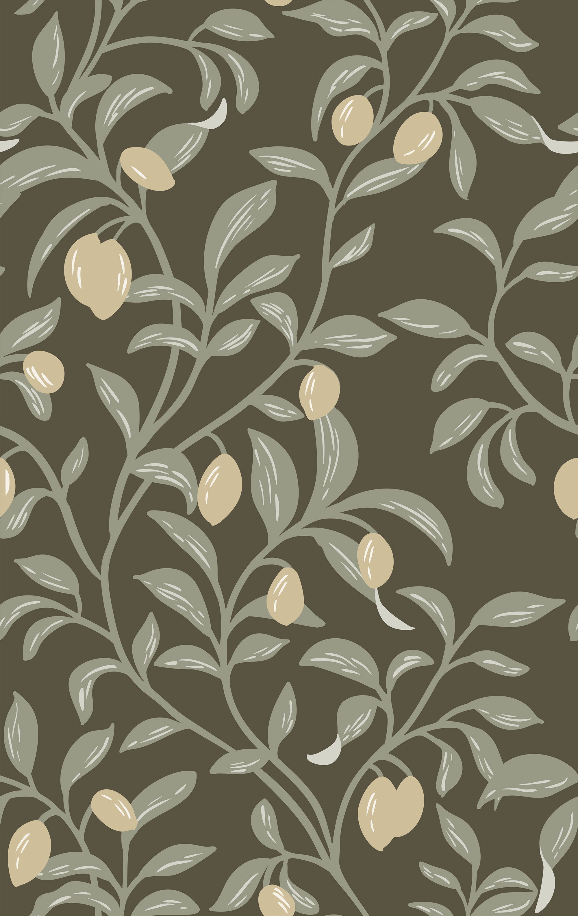 Olive Tree Wallpaper - Mediterranean Chic Style
