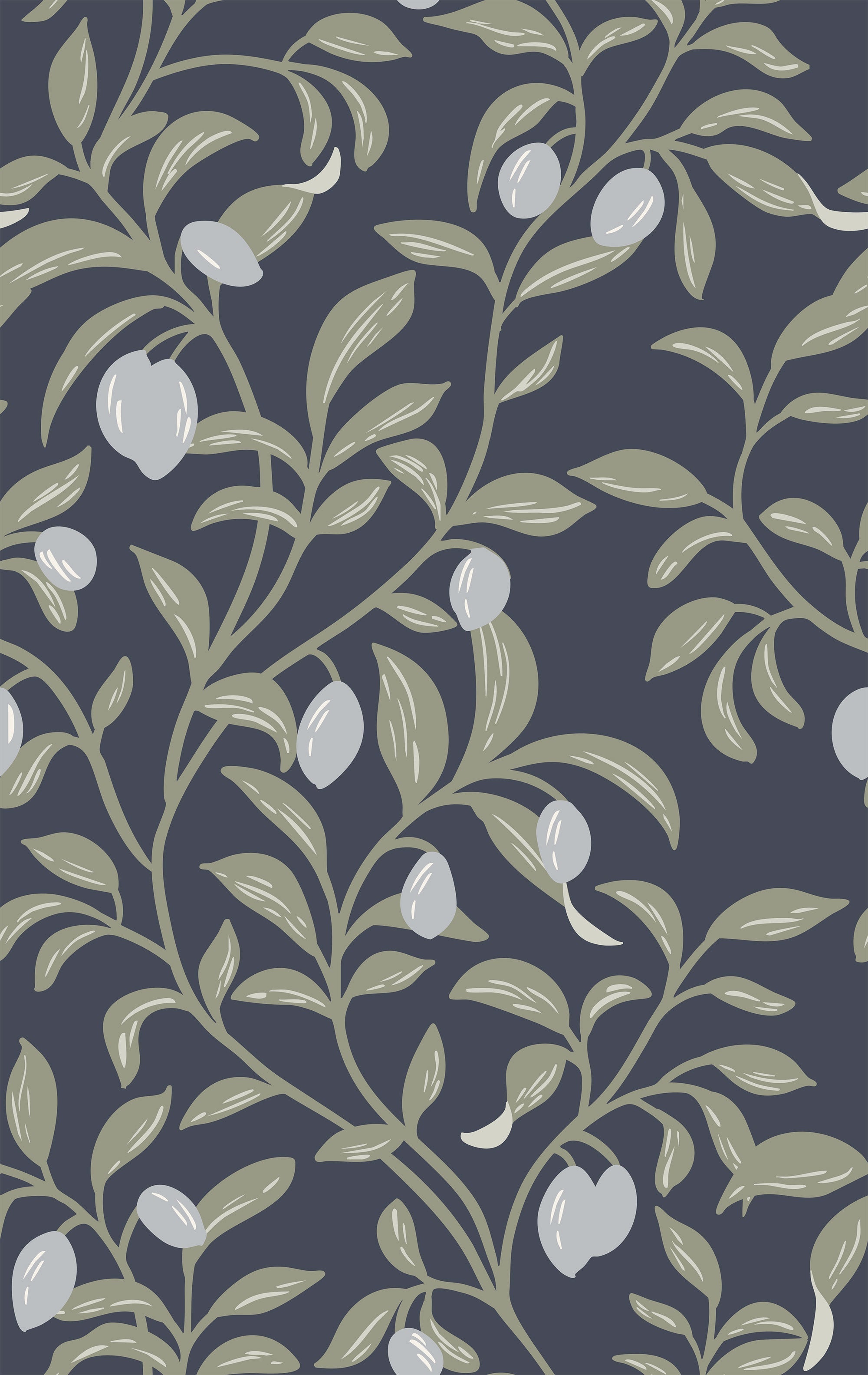 Olive Tree Wallpaper - Mediterranean Chic Style