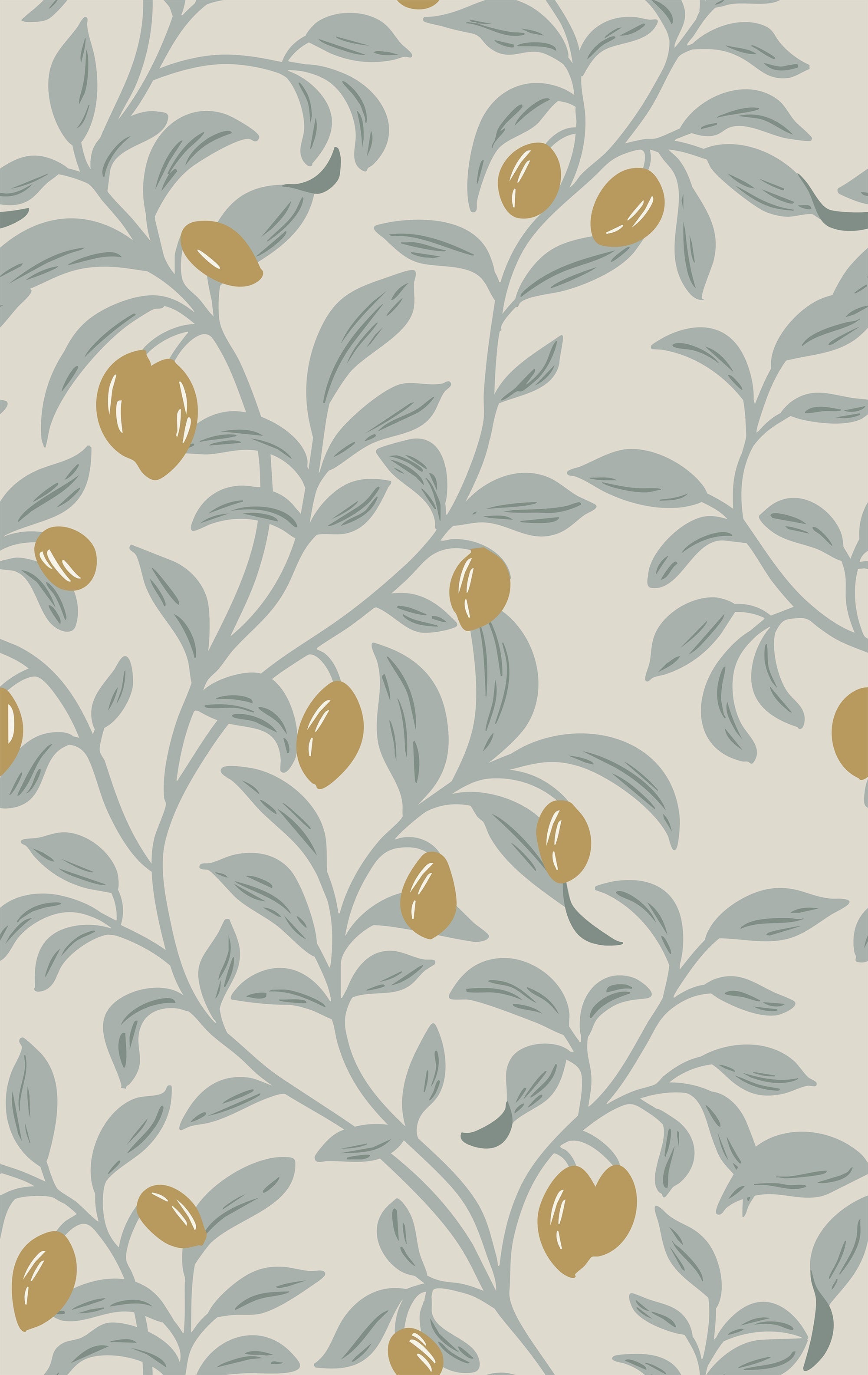 Olive Tree Wallpaper - Mediterranean Chic Style