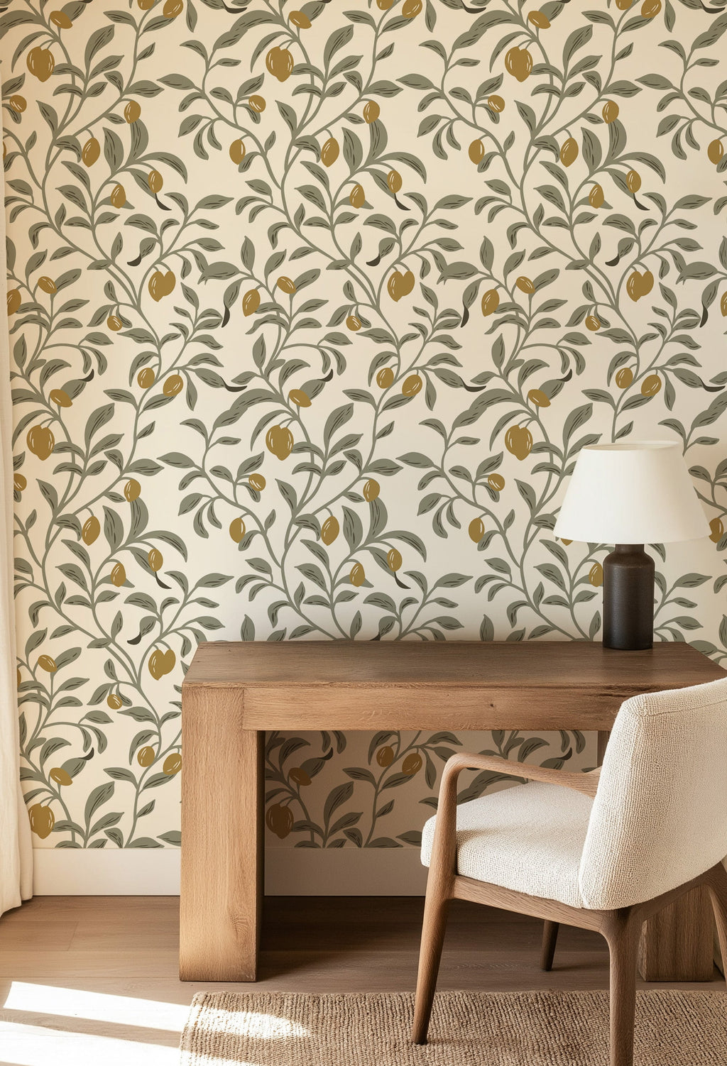 Olive Tree Wallpaper - Mediterranean Chic Style